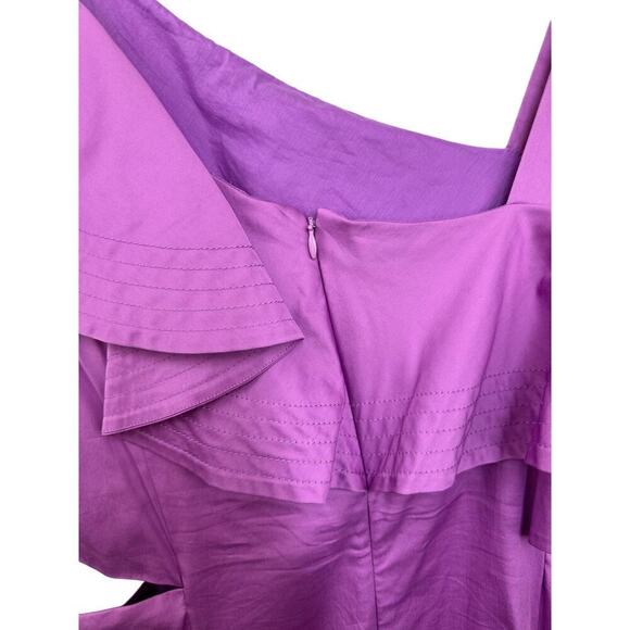 VERONICA BEARD Beilla One-Shoulder Midi Dress Size 16 NWT - Picture 10 of 14